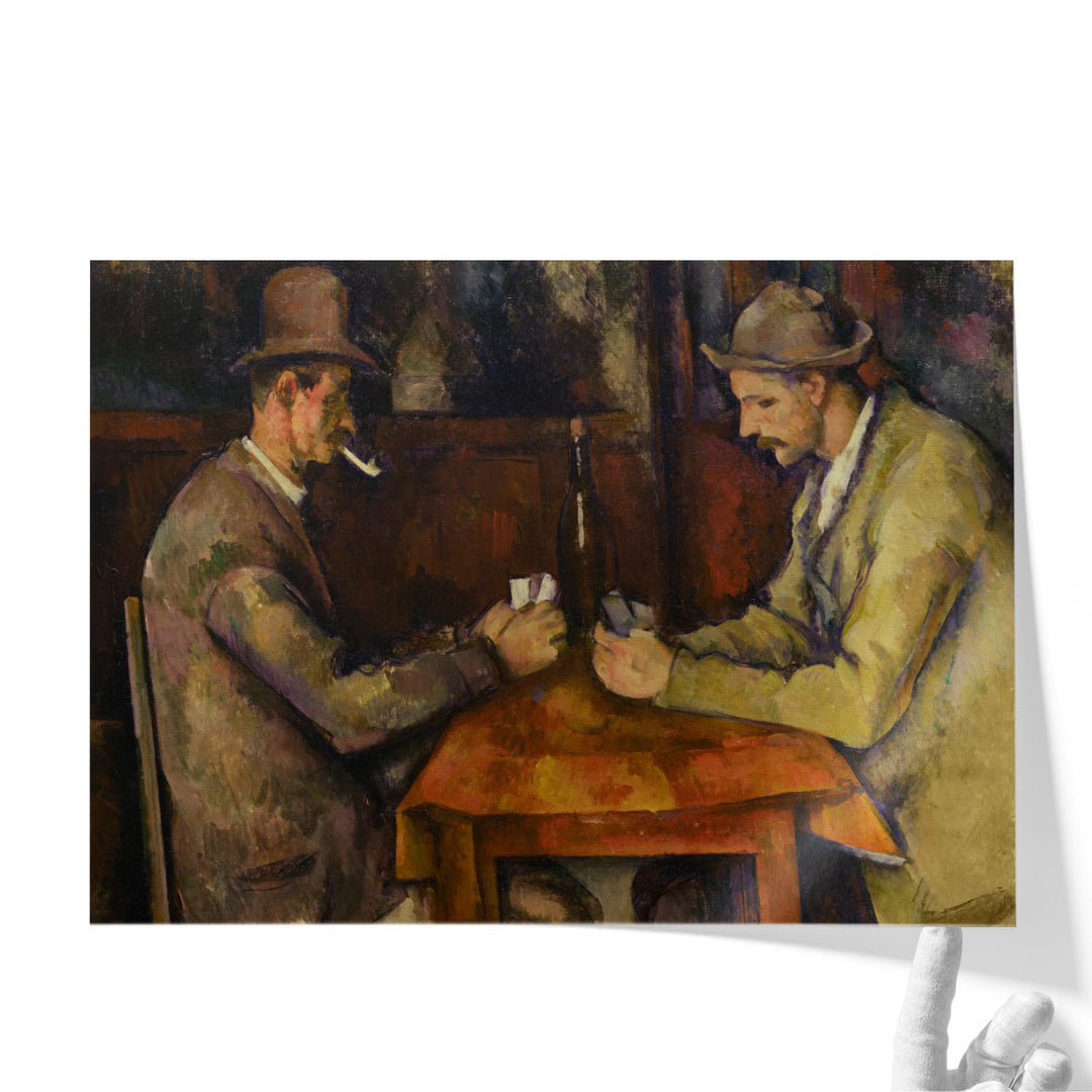 The Card Players - Canvas Print Wall Art