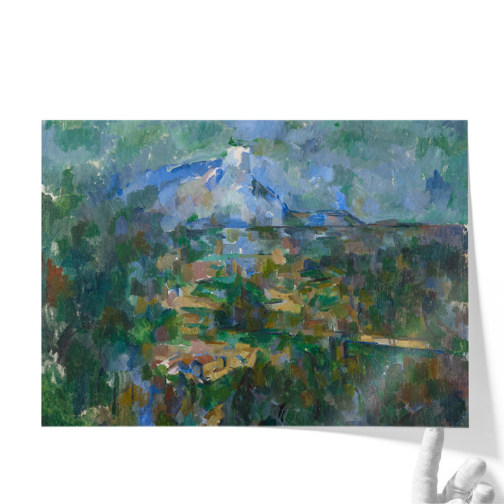 View of Mount Sainte-Victoire from Les Lauves, 1904-1906 - Canvas Print Wall Art