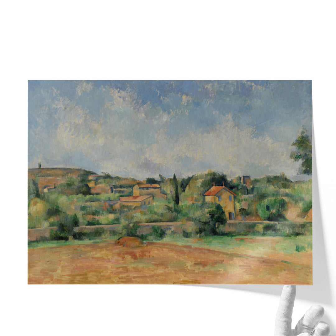The Bellevue Plain or The Red Earth - Canvas Print Wall Art