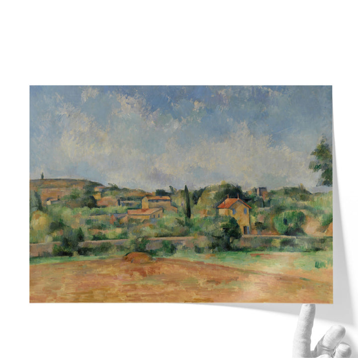 The Bellevue Plain or The Red Earth - Canvas Print Wall Art