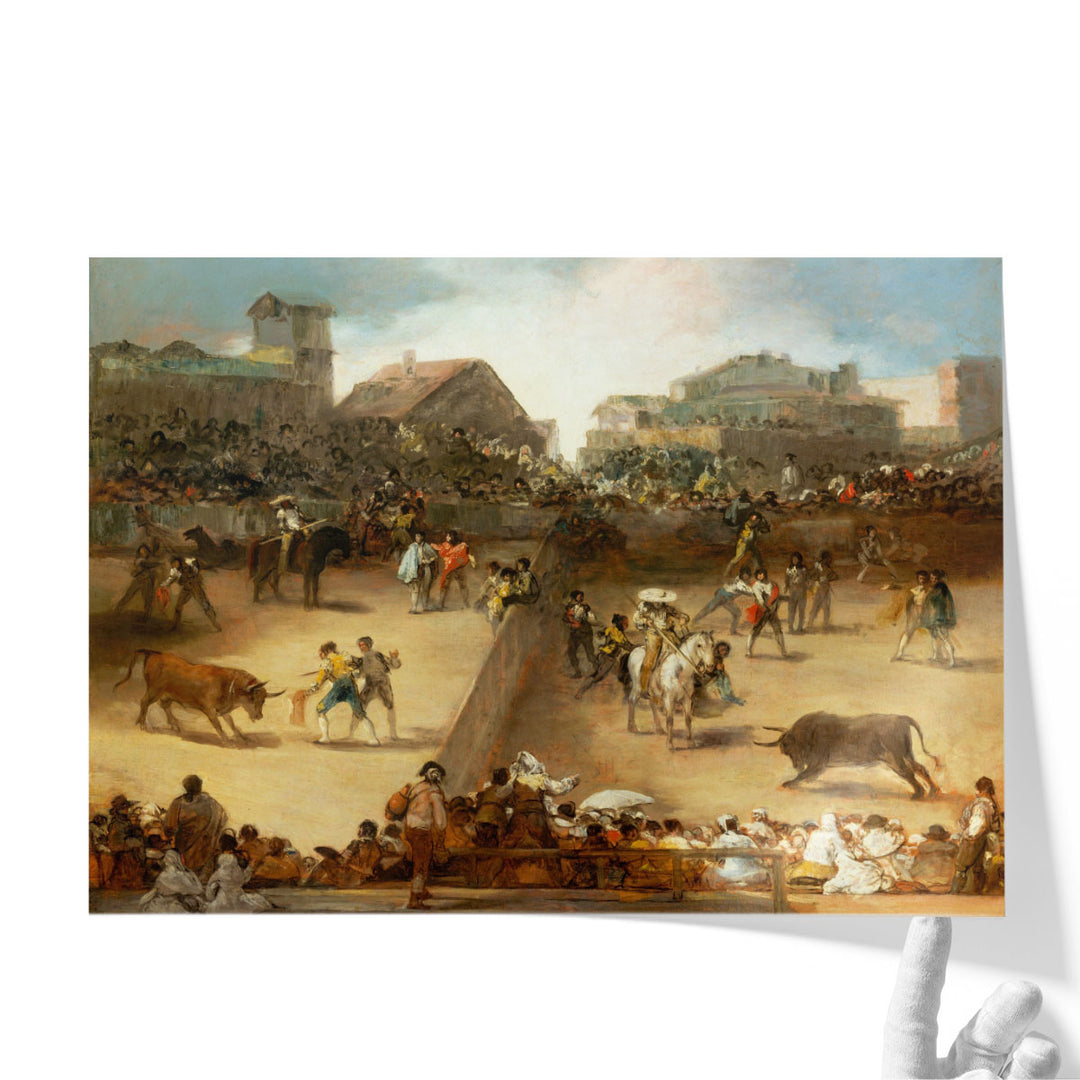 Bullfight in a Divided Ring - Canvas Print Wall Art