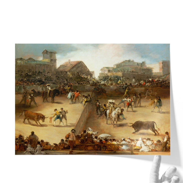 Bullfight in a Divided Ring - Canvas Print Wall Art