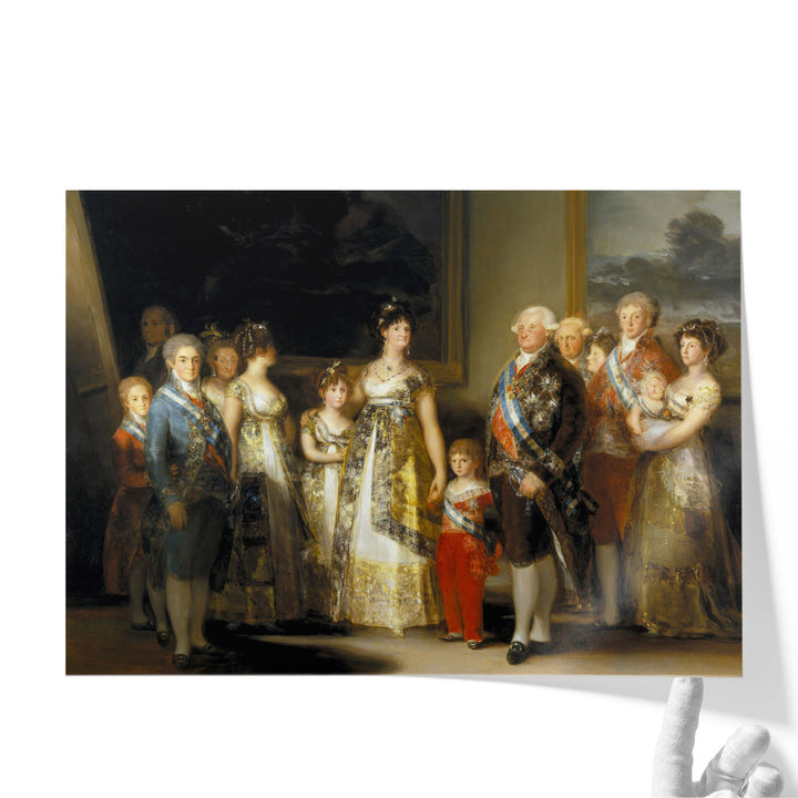 Charles IV of Spain and His Family - Canvas Print Wall Art