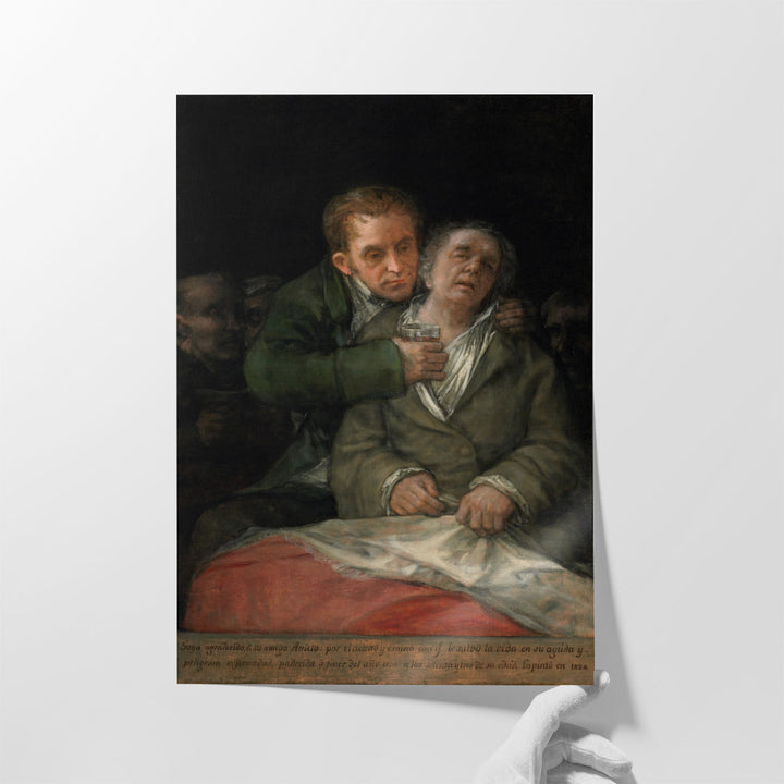 Self-Portrait with Dr Arrieta - Canvas Print Wall Art