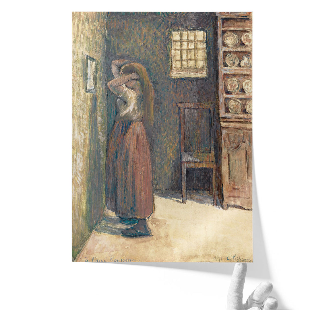 Young Peasant at Her Toilette, 1888 - Canvas Print Wall Art