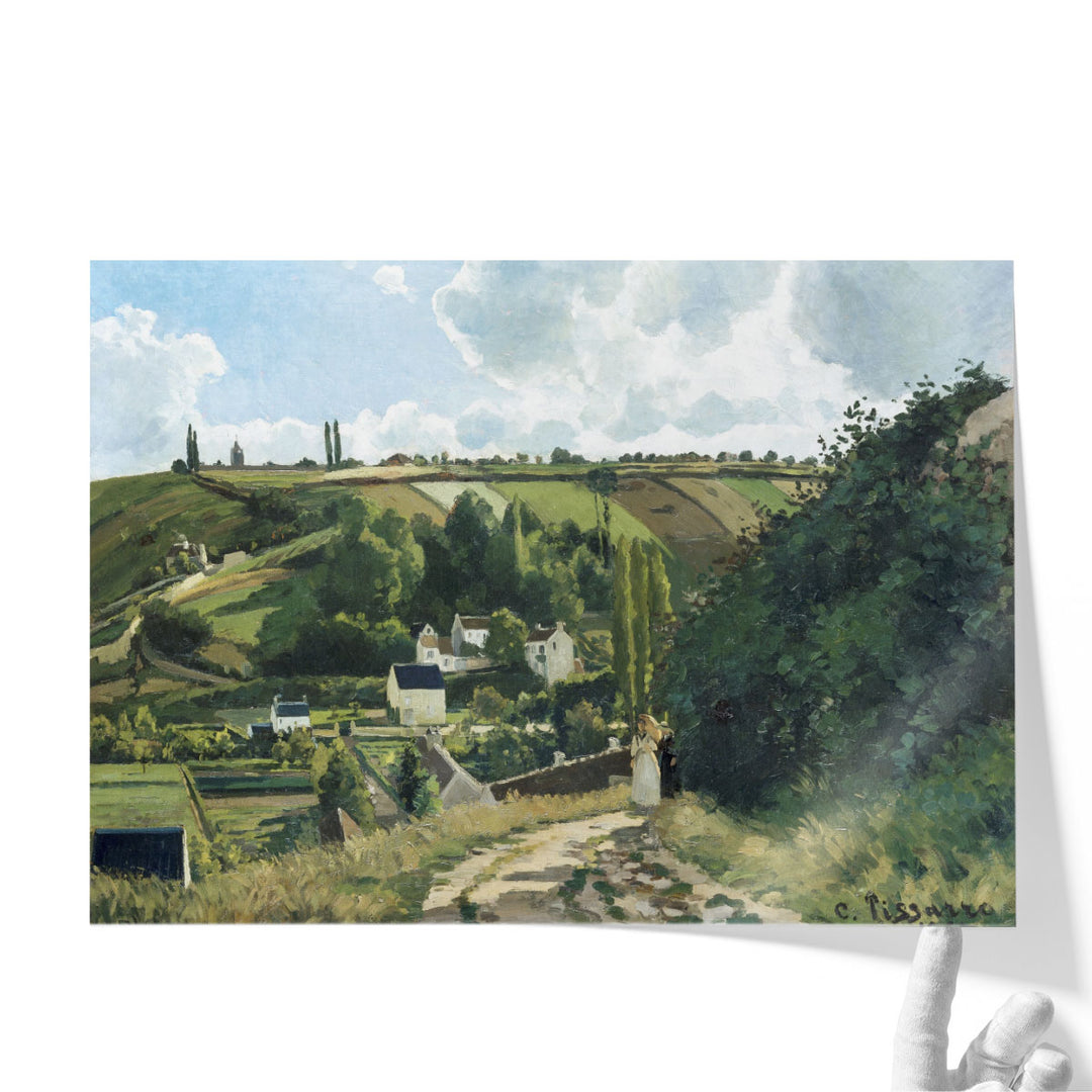 Jalais Hill, Pontoise, 1867 - Canvas Print Wall Art