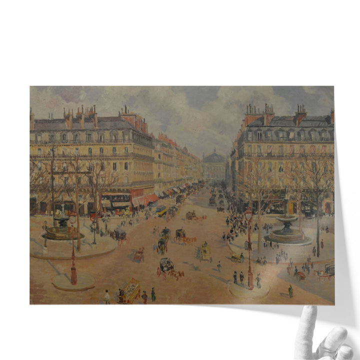 Avenue de l'Opera, Morning Sunshine - Canvas Print Wall Art