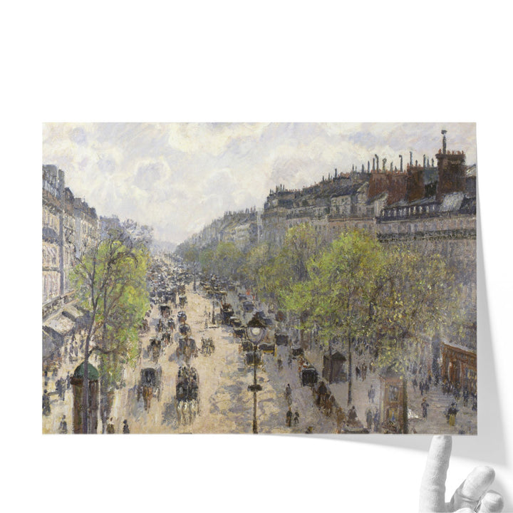 Boulevard Montmartre, Spring - Canvas Print Wall Art