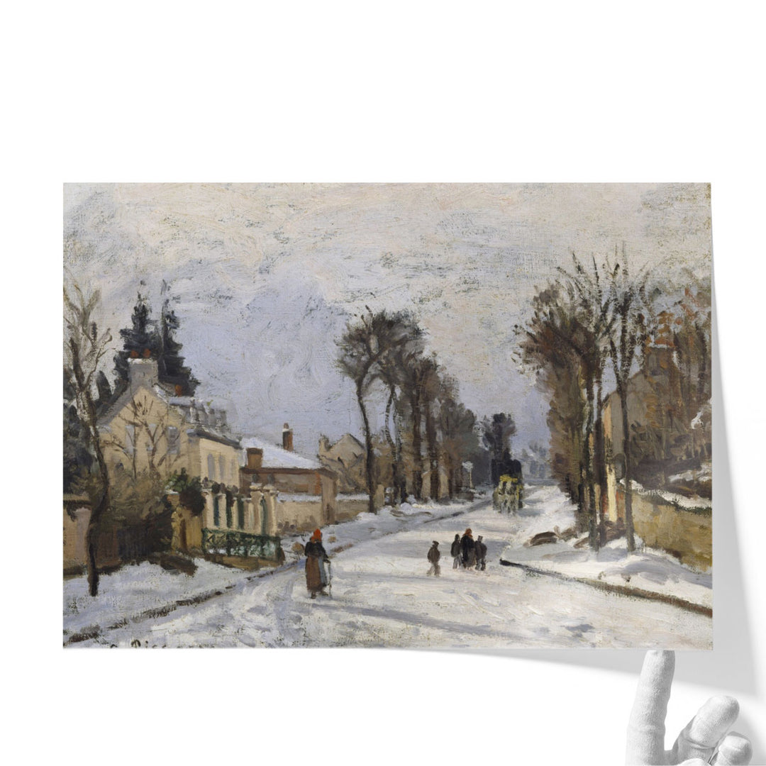 Road to Versailles at Louveciennes,  1869 - Canvas Print Wall Art