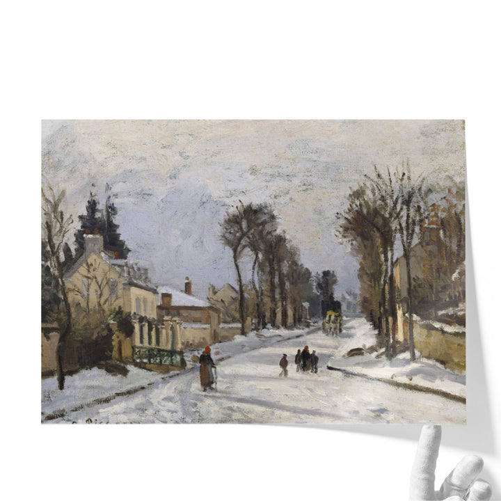 Road to Versailles at Louveciennes,  1869 - Canvas Print Wall Art