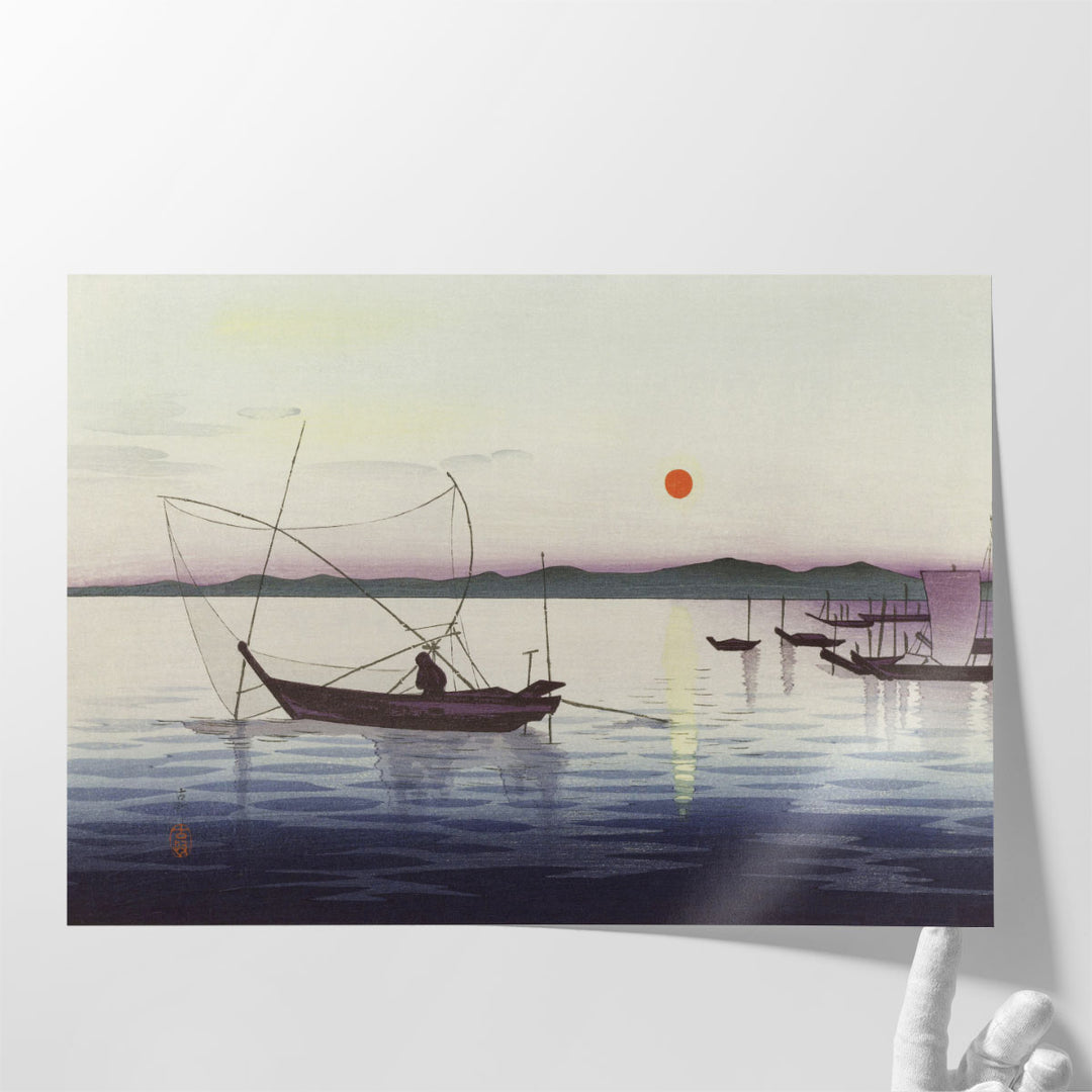 Boats and Setting Sun, 1900-1936 - Canvas Print Wall Art