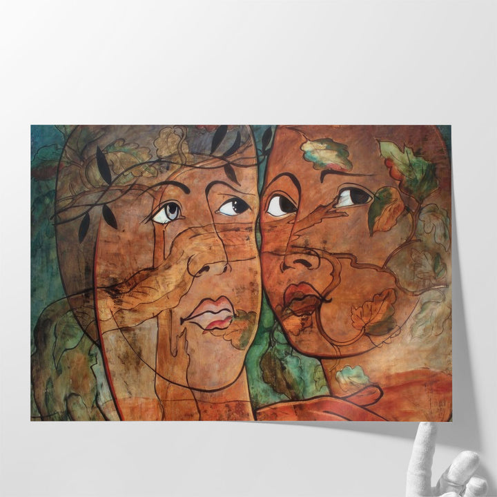 Our Heads Are Round so Our Thoughts Can Change Direction - Canvas Print Wall Art