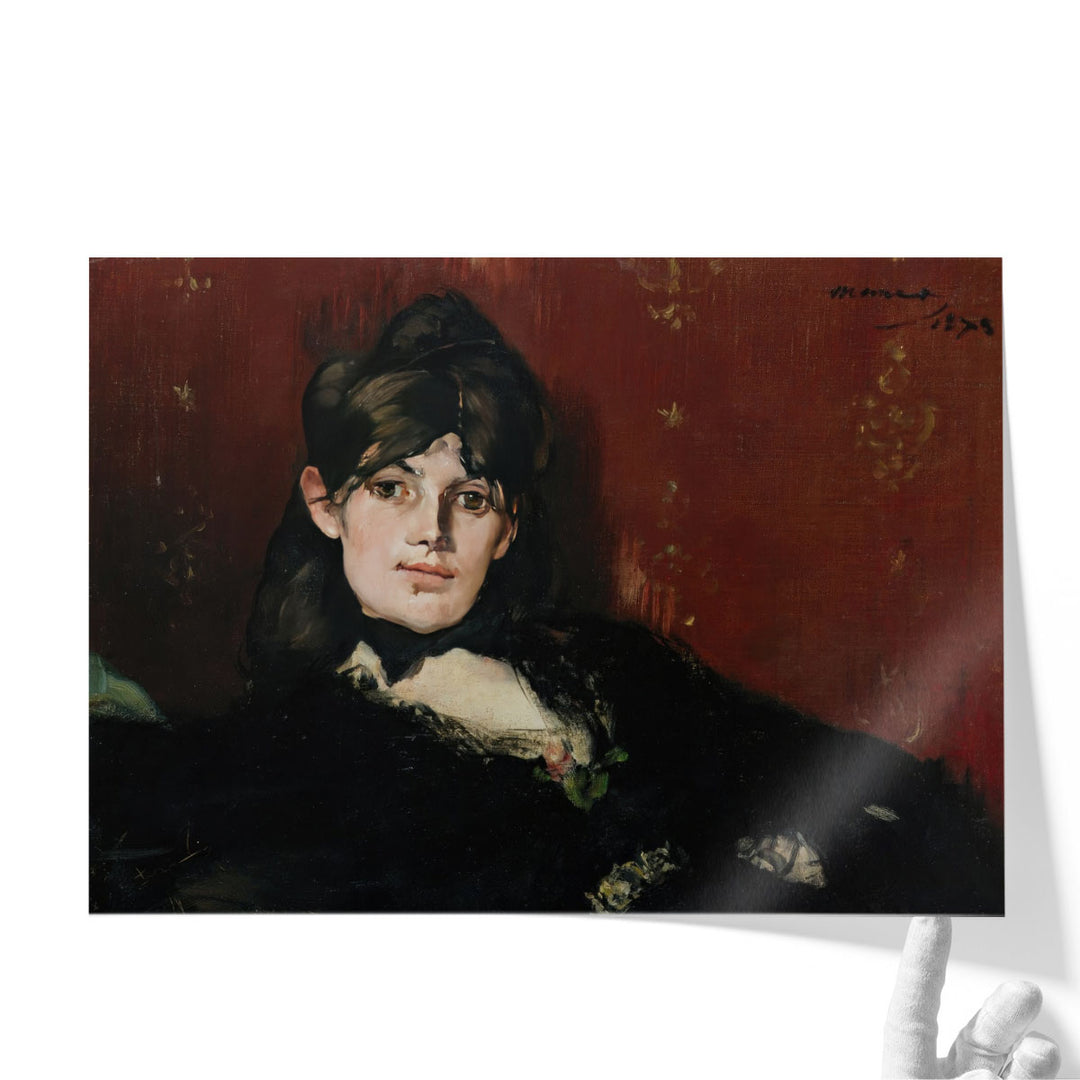 Berthe Morisot Reclining, 1873 - Canvas Print Wall Art