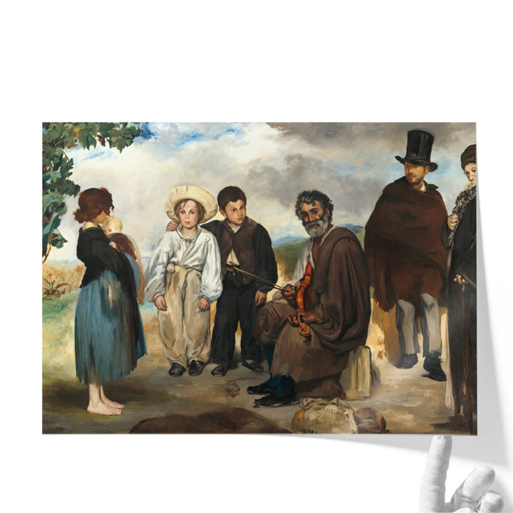 The Old Musician, 1862 - Canvas Print Wall Art