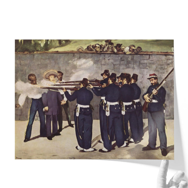 The Execution of Emperor Maximilian - Canvas Print Wall Art