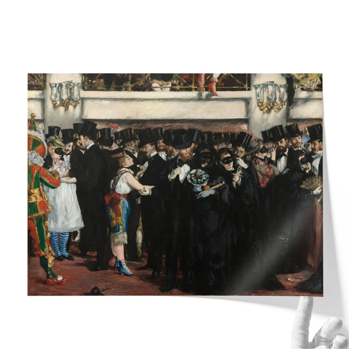 Masked Ball at the Opera, 1873 - Canvas Print Wall Art