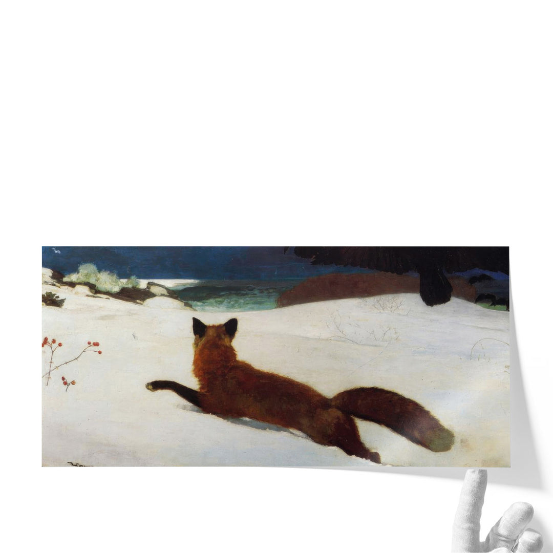 The Fox Hunt - Canvas Print Wall Art