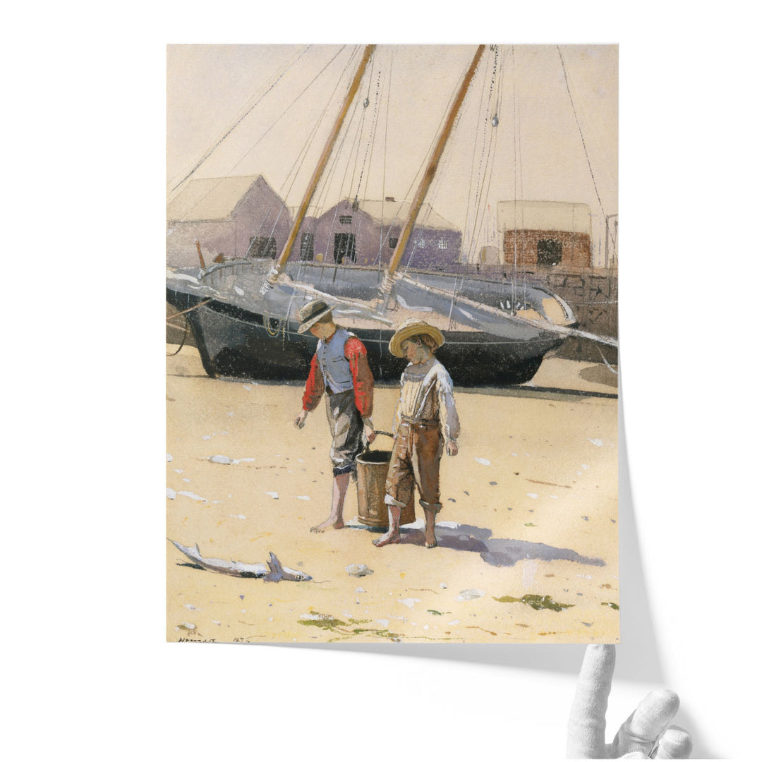 A Basket of Clams - Canvas Print Wall Art