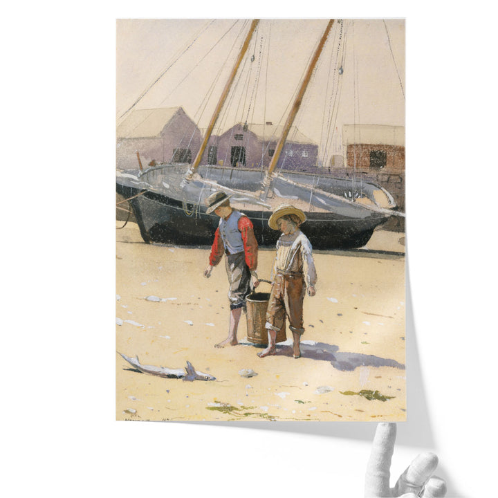A Basket of Clams - Canvas Print Wall Art