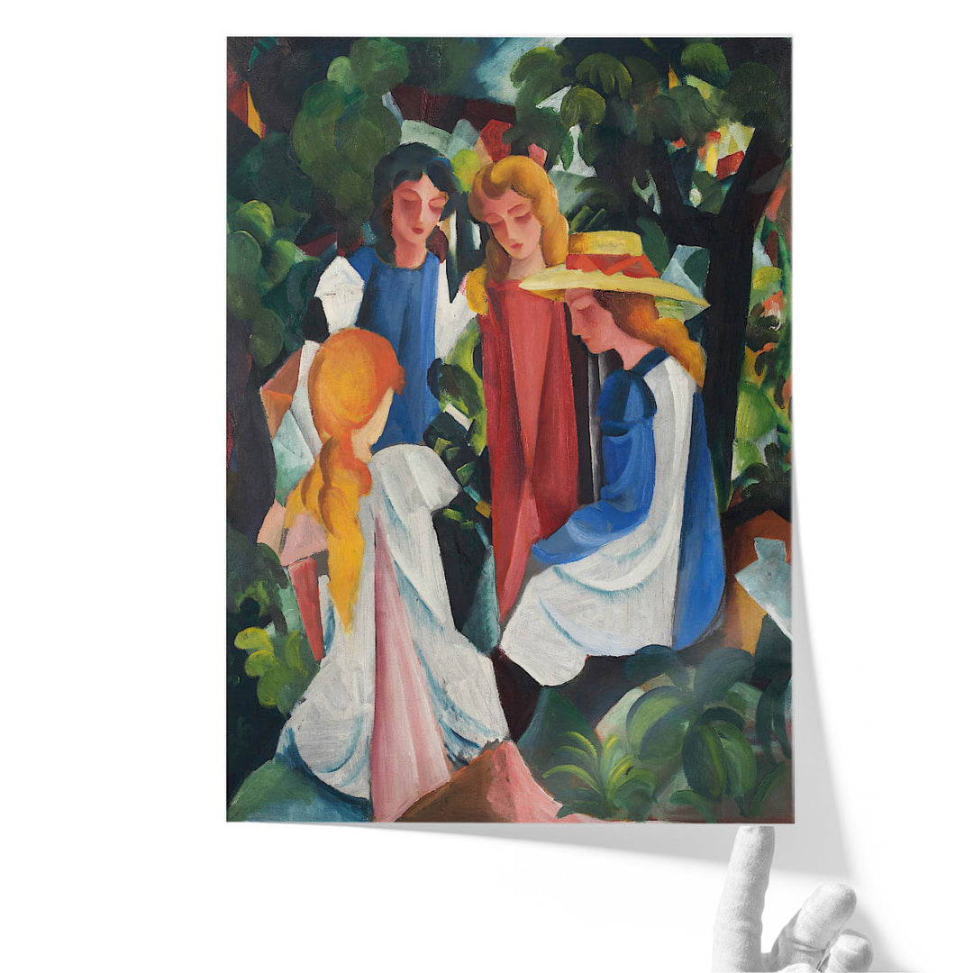 Four Girls, 1912-1913 - Canvas Print Wall Art