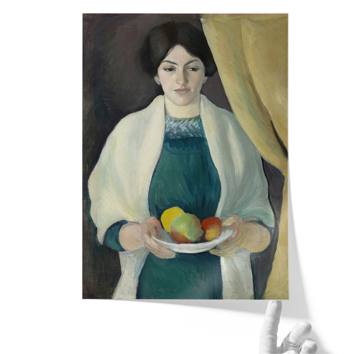 Portrait with Apples, 1909 - Canvas Print Wall Art