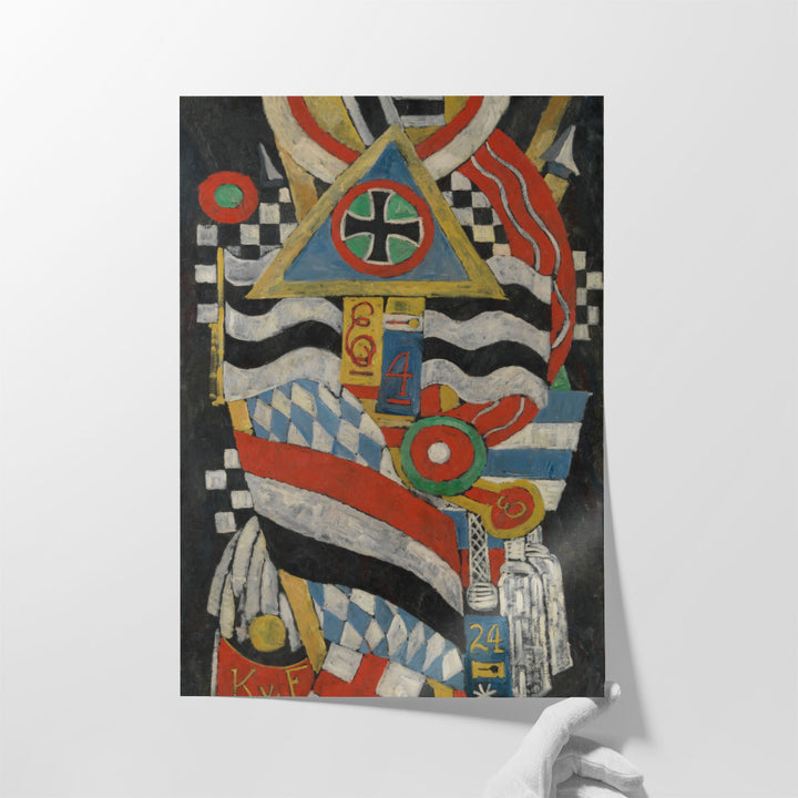 Portrait of a German Officer - Canvas Print Wall Art