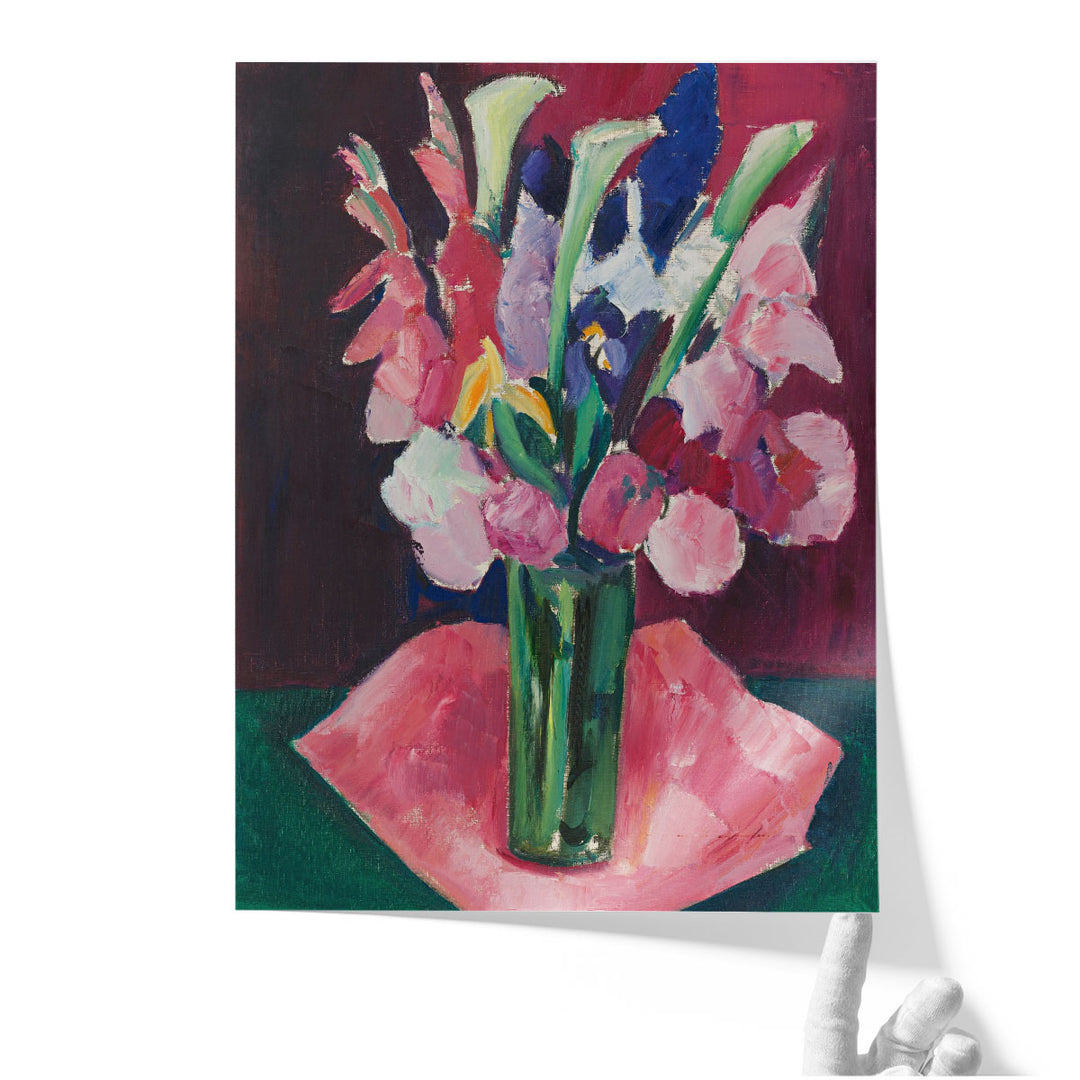 Flowers in a Vase - Canvas Print Wall Art