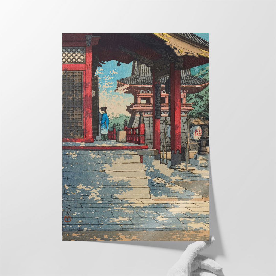 Fudo Hall in Meguro, 1931 - Canvas Print Wall Art