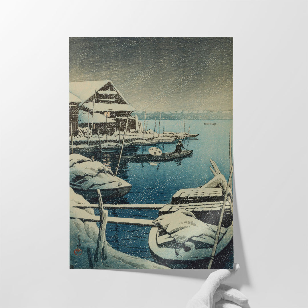 Snow at Mukojima, 1931 - Canvas Print Wall Art