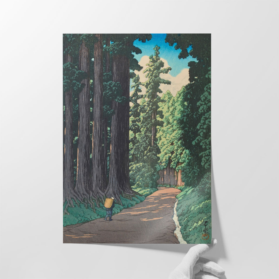 The Road to Nikko, 1930 - Canvas Print Wall Art