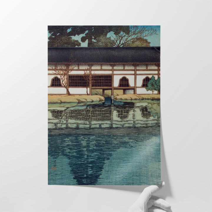 A Section of the Byodo Temple, Uji - Canvas Print Wall Art