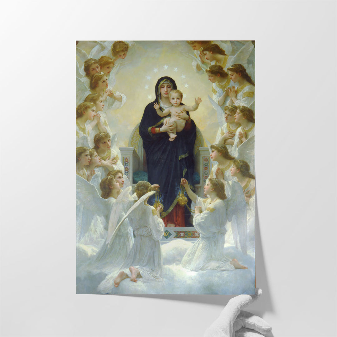 The Virgin With Angels, 1900 - Canvas Print Wall Art
