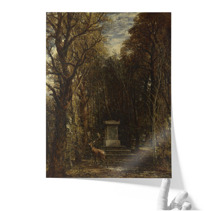 Cenotaph to the Memory of Sir Joshua Reynolds - Canvas Print Wall Art