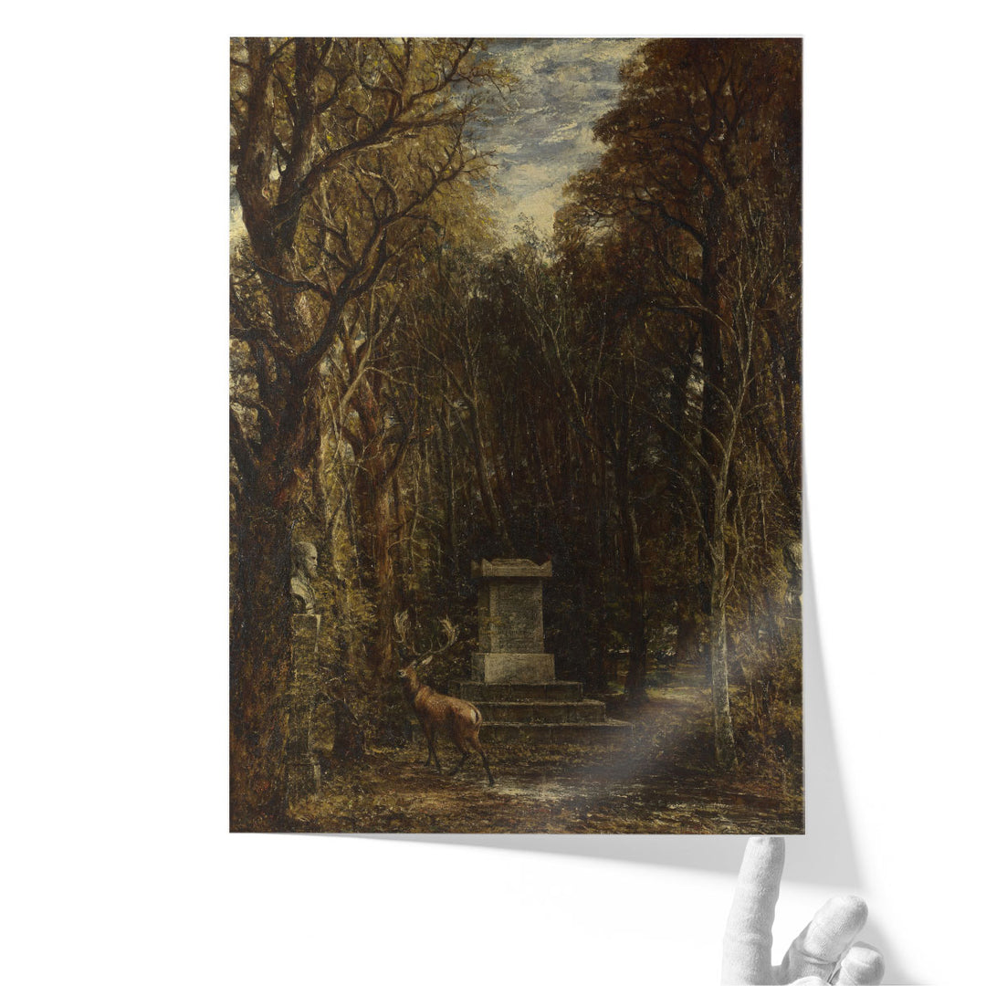 Cenotaph to the Memory of Sir Joshua Reynolds - Canvas Print Wall Art