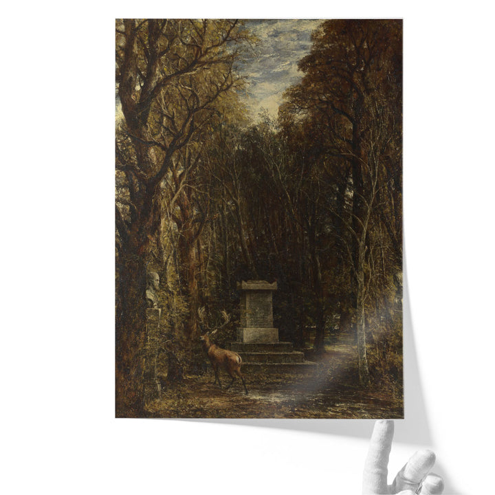 Cenotaph to the Memory of Sir Joshua Reynolds - Canvas Print Wall Art
