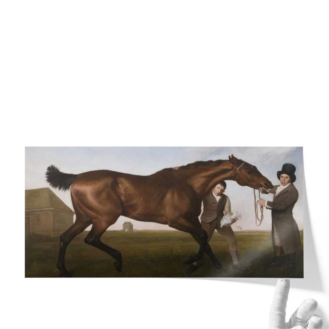 Hambletonian, Rubbing Down - Canvas Print Wall Art
