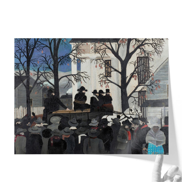 John Brown Going to His Hanging, 1942 - Canvas Print Wall Art
