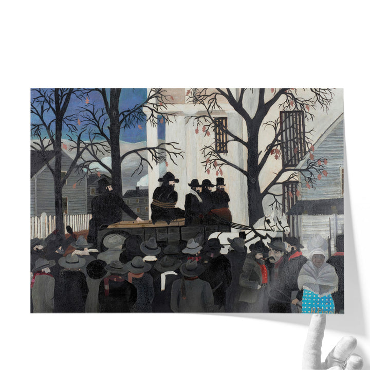 John Brown Going to His Hanging, 1942 - Canvas Print Wall Art