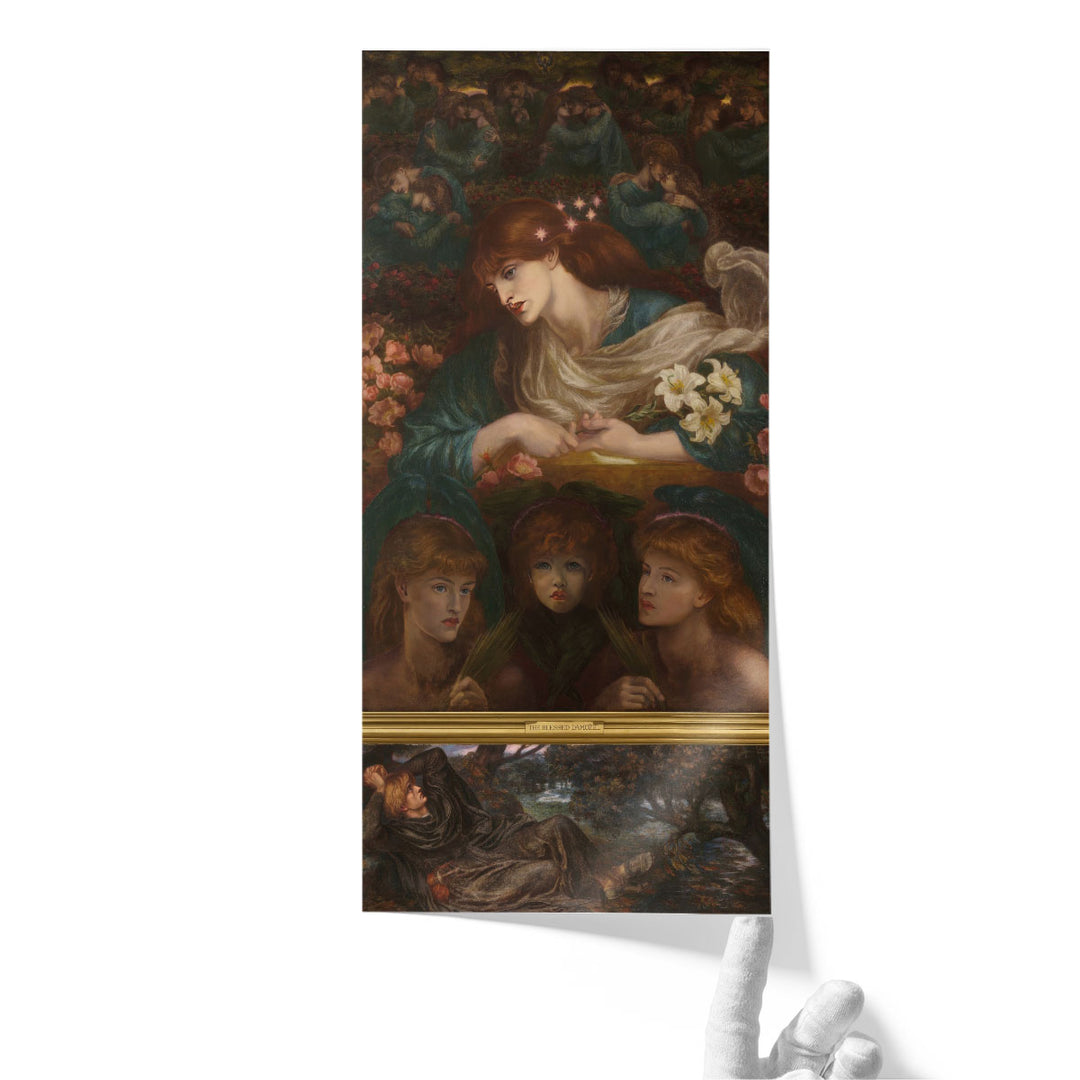 The Blessed Damozel - Canvas Print Wall Art