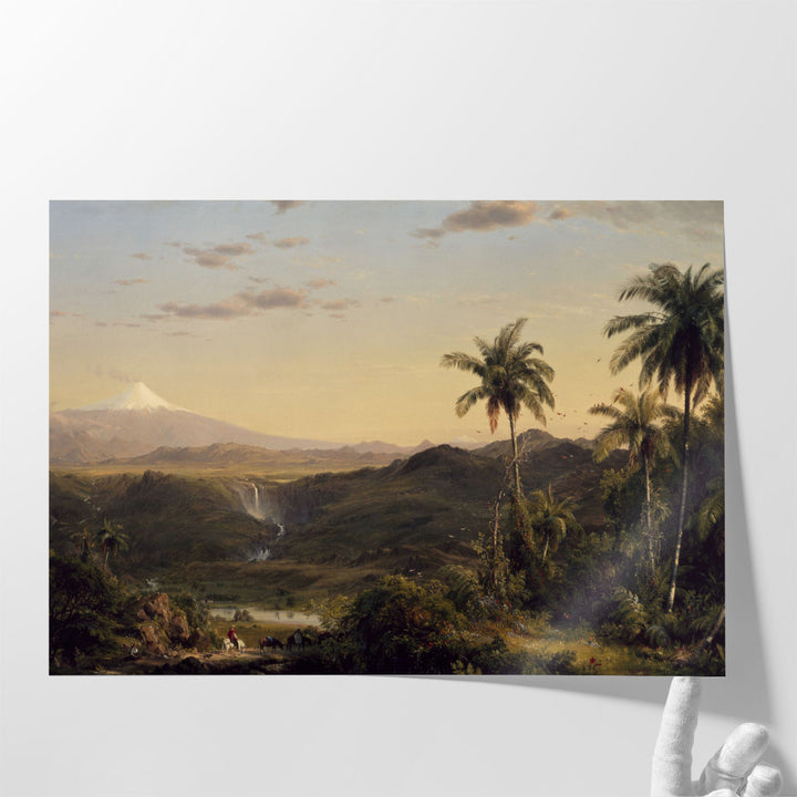 View of Cotopaxi - Canvas Print Wall Art