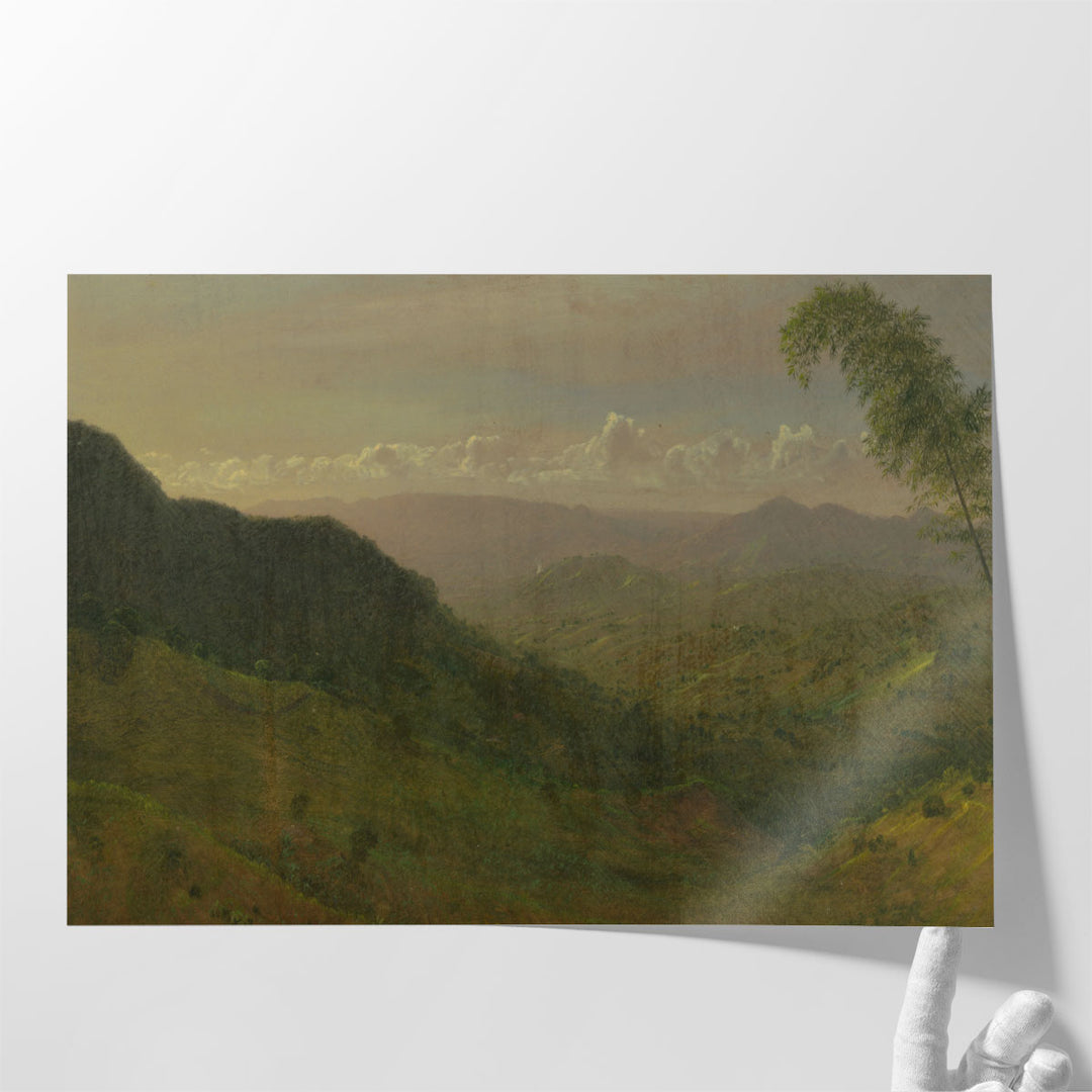 Hilly Landscape - Canvas Print Wall Art