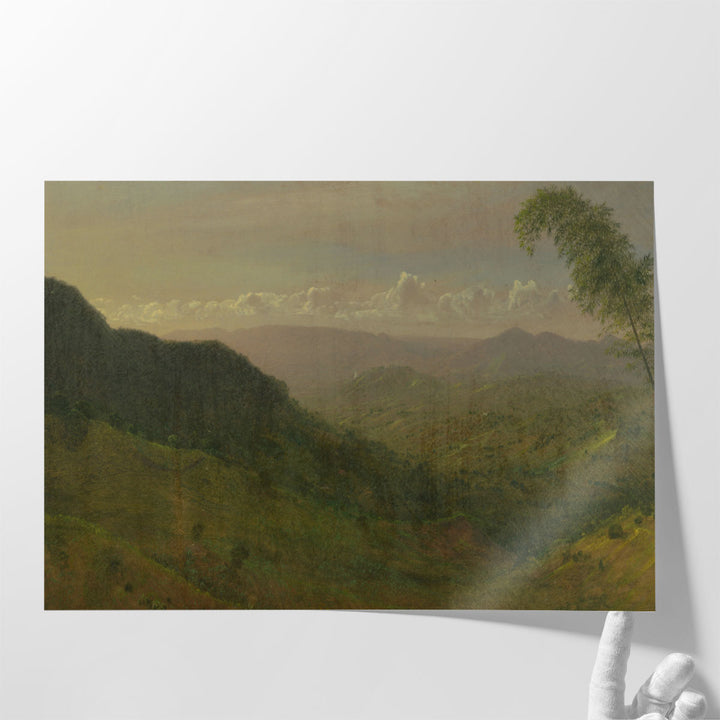 Hilly Landscape - Canvas Print Wall Art