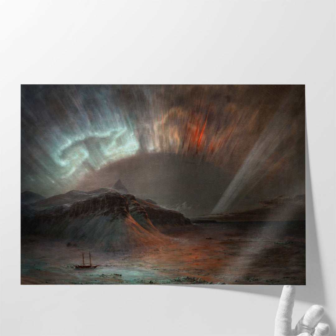 Aurora Borealis, 1865 - Canvas Print Wall Art