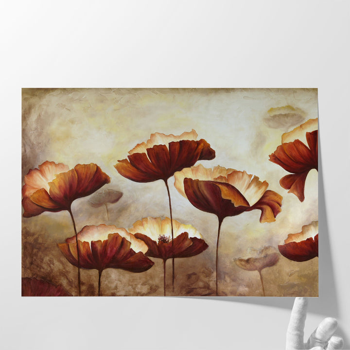 Those Poppies - Canvas Print Wall Art