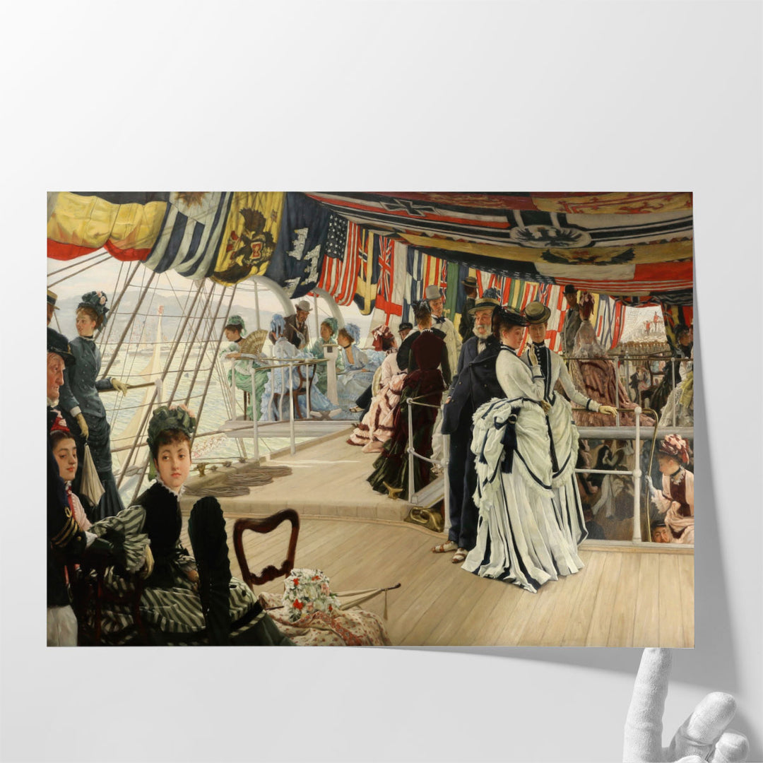 The Ball on Shipboard, 1874 - Canvas Print Wall Art