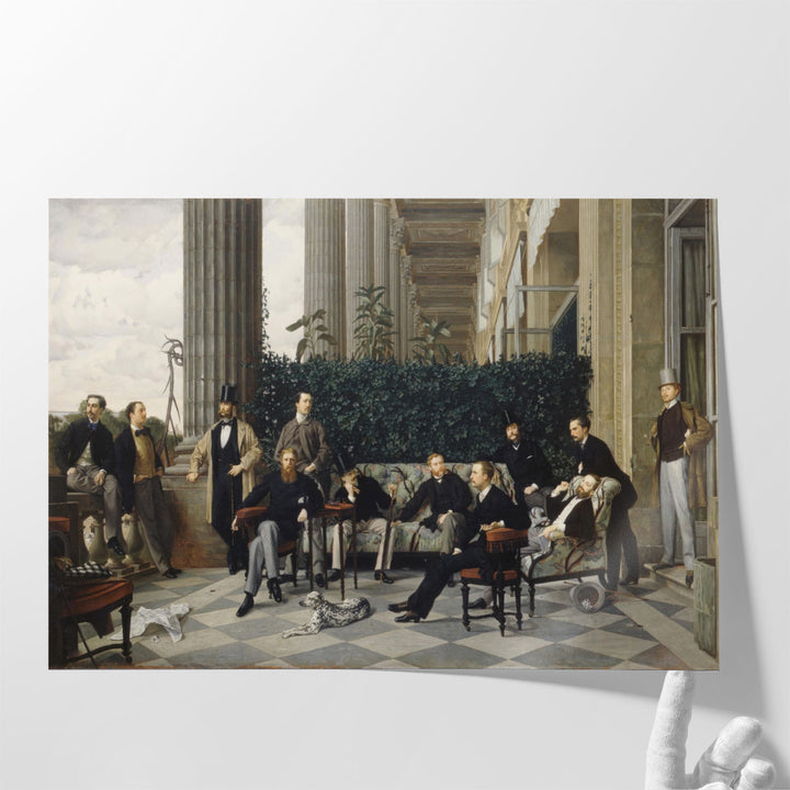 The Circle Of The Rue Royale, 1868 - Canvas Print Wall Art