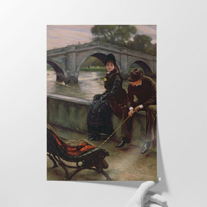 Richmond Bridge, 1878 - Canvas Print Wall Art