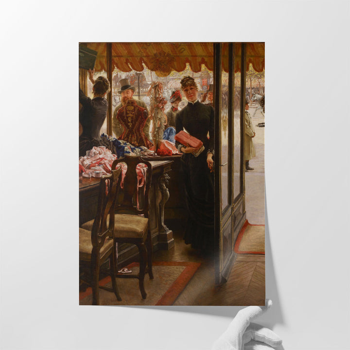 The Shop Girl - Canvas Print Wall Art