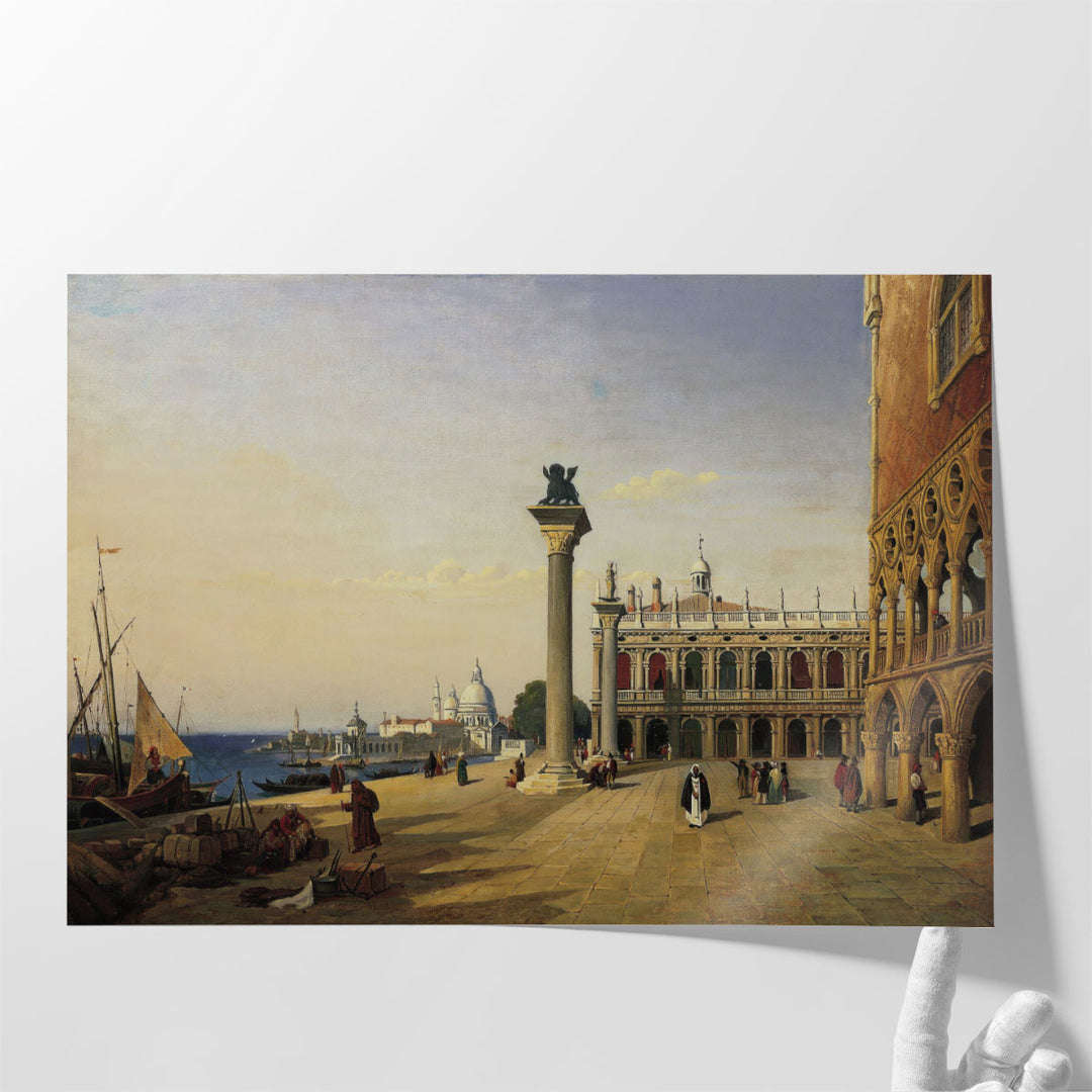Venise, La Piazetta - Canvas Print Wall Art