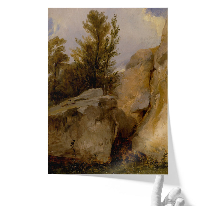 In the Forest of Fontainebleau, 1825 - Canvas Print Wall Art